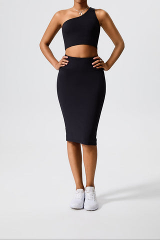 XO One Shoulder Sports Bra
