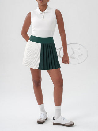 XO Pleated Panel Skirt